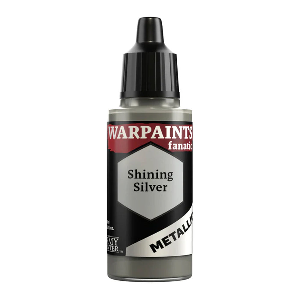 The Army Painter Warpaints Fanatic Metallic: Shining Silver 18ml Acrylic WP3191P
