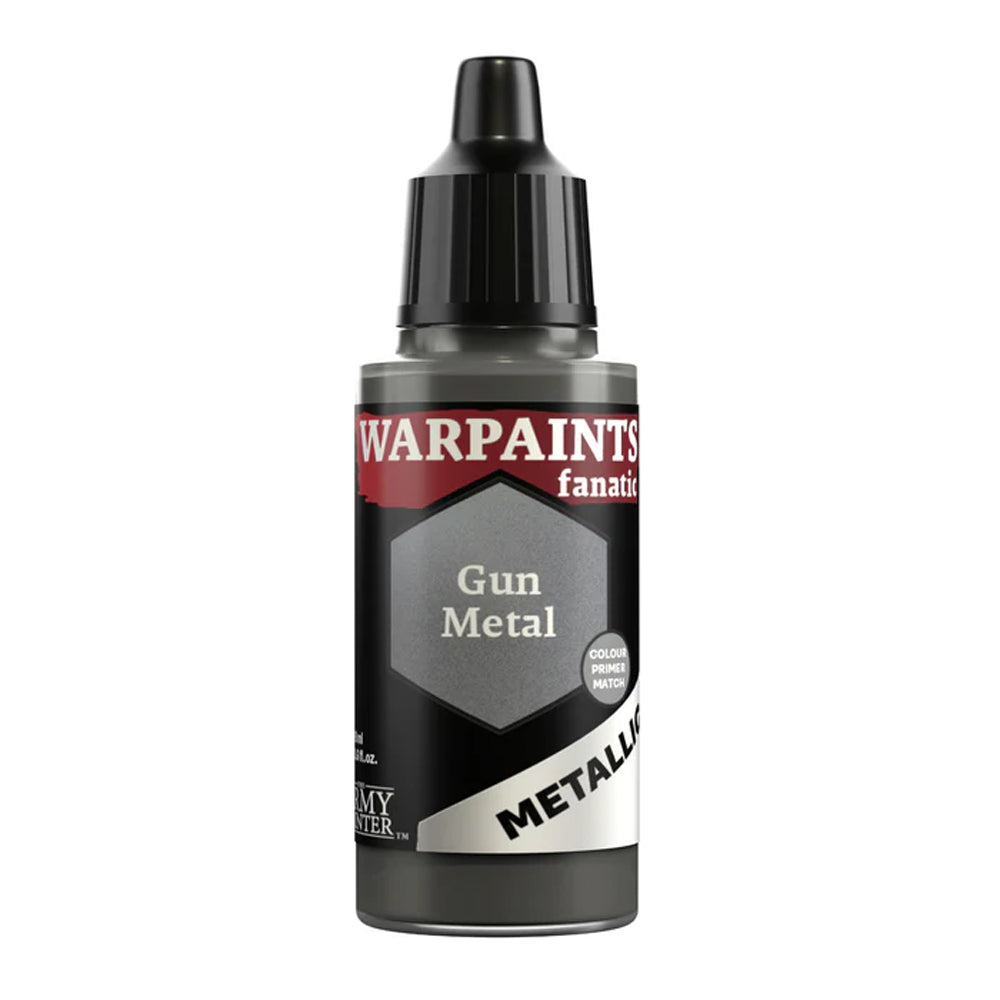 The Army Painter Warpaints Fanatic Metallic: Gun Metal 18ml Acrylic WP3193P