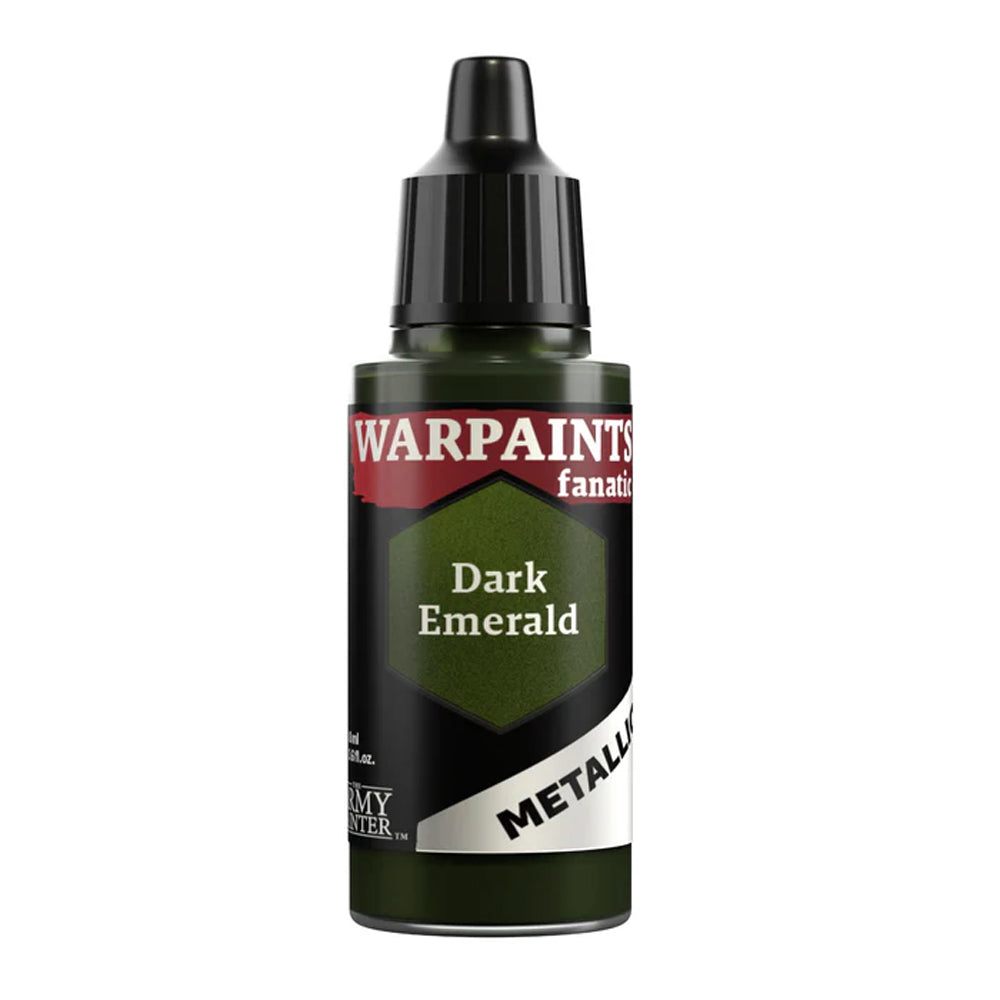 The Army Painter Warpaints Fanatic Metallic: Dark Emerald 18ml Acrylic WP3196P