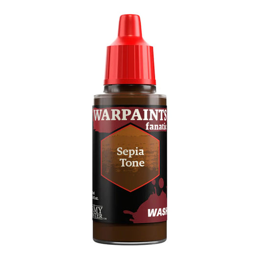 The Army Painter Warpaints Fanatic Wash: Sepia Tone 18ml Acrylic Paint WP3203P