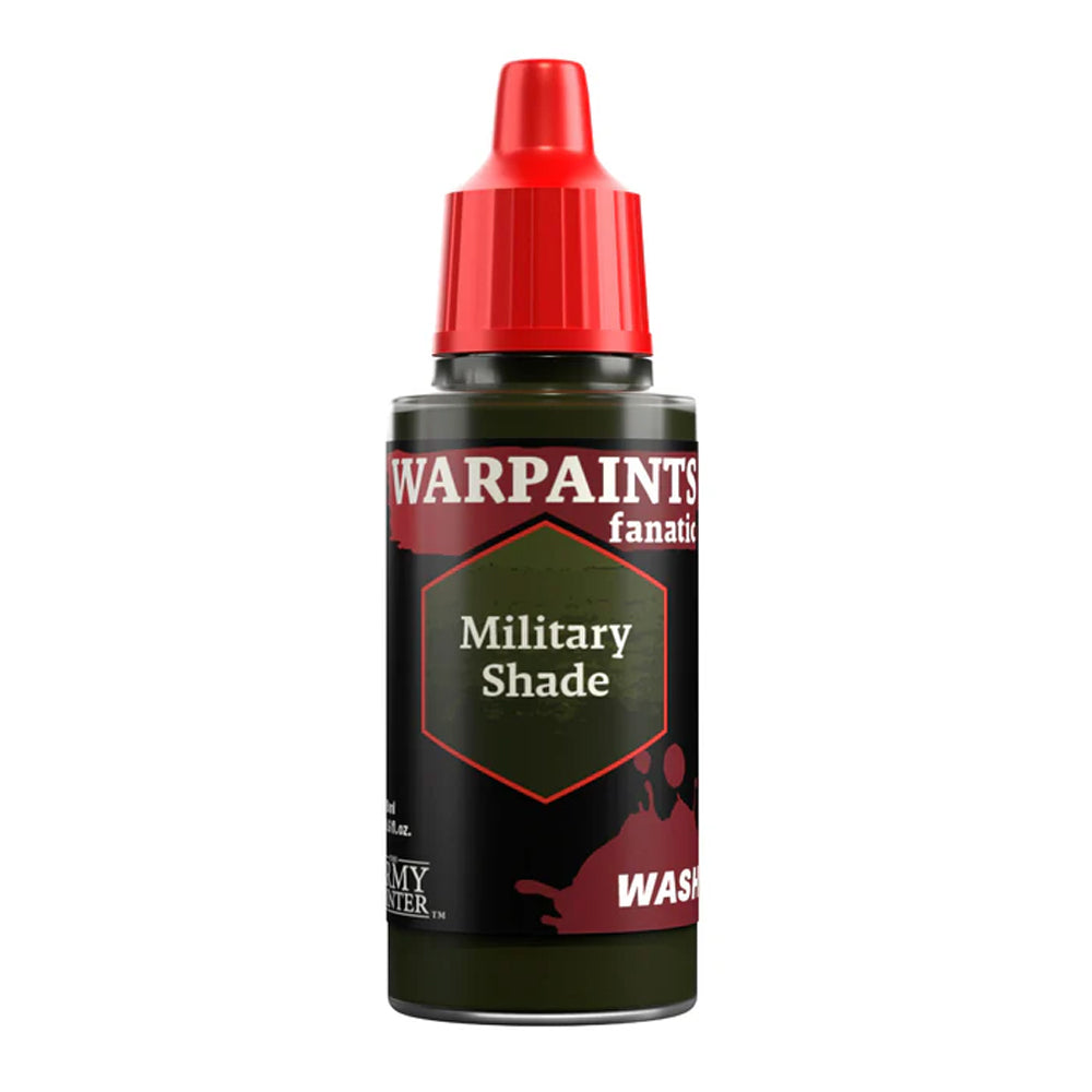 The Army Painter Warpaints Fanatic Wash: Military Shade 18ml Acrylic WP3209P