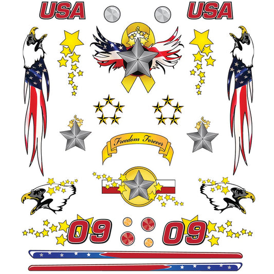 Pinecar Freedom Forever Dry Transfer WP4019