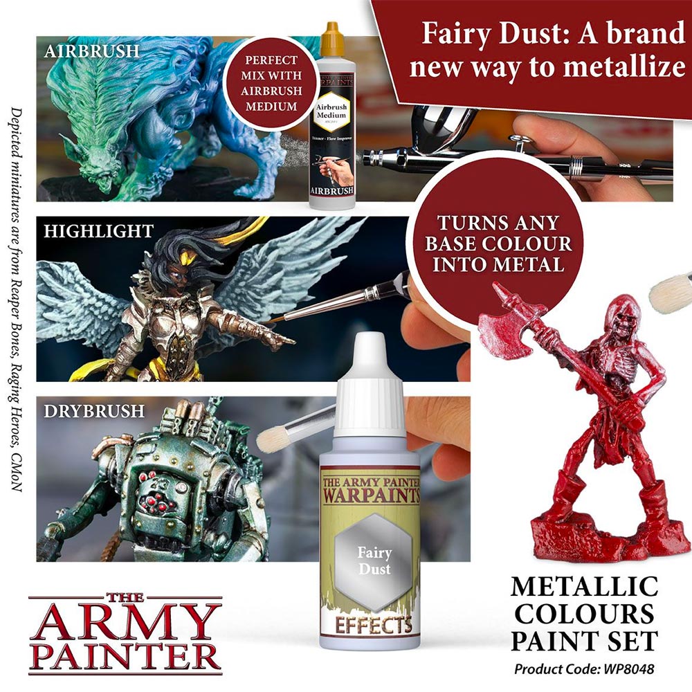 The Army Painter - Warpaints - Metallic Colours Paint Set WP8048