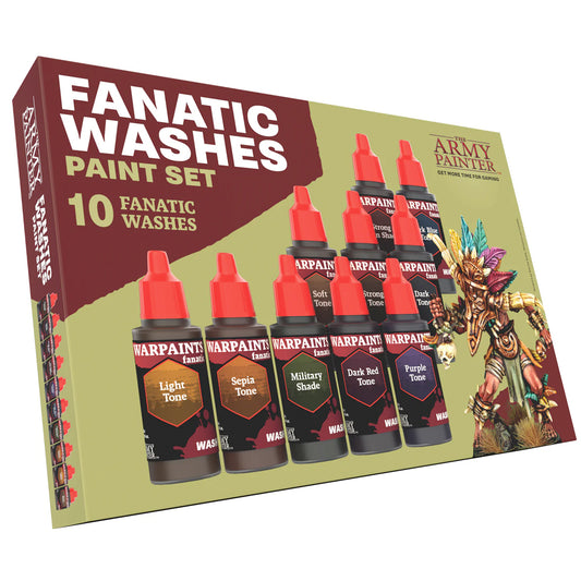 The Army Painter Warpaints Fanatic Washes Paint Set WP8068
