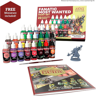 The Army Painter Warpaints Fanatic Most Wanted Set (22 Acrylic Paints)