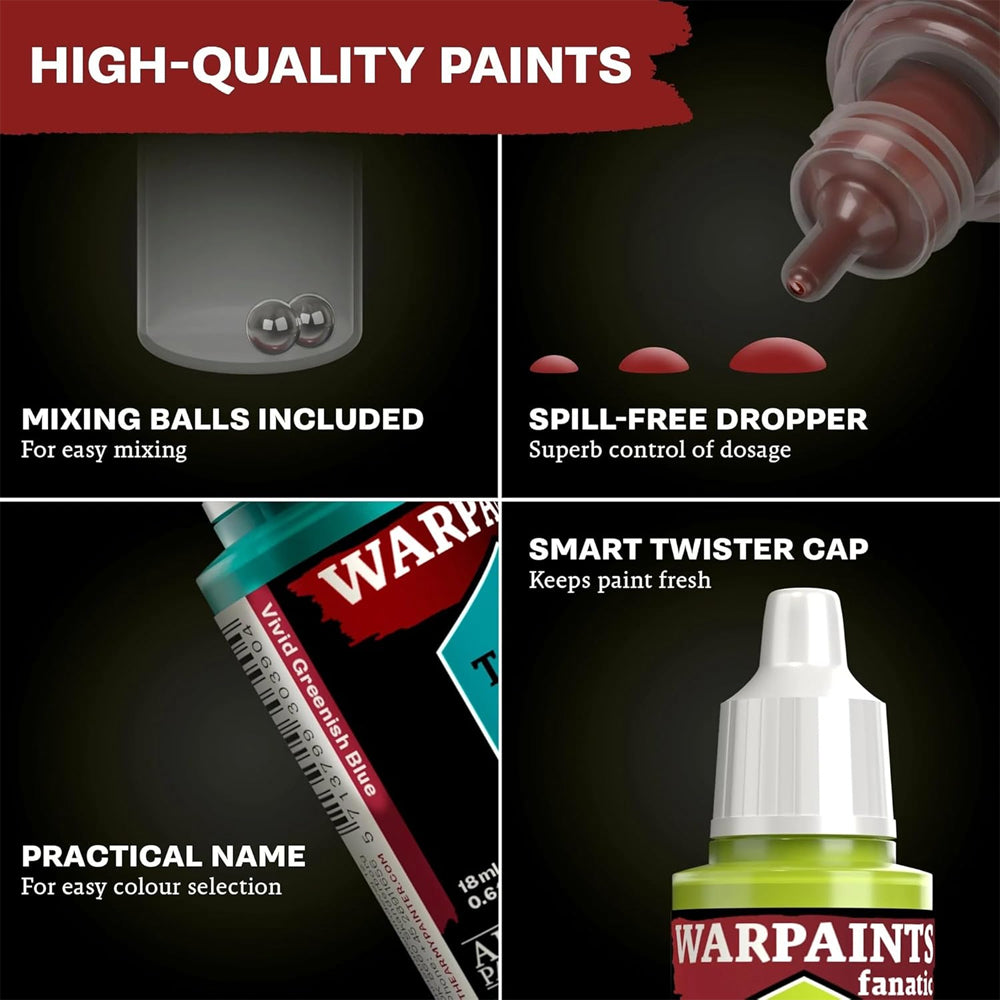 The Army Painter Warpaints Fanatic Most Wanted Set (22 Acrylic Paints)