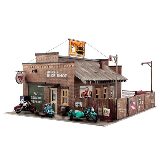 Woodland Scenics PF5895 O Deuce's Bike Shop O Gauge