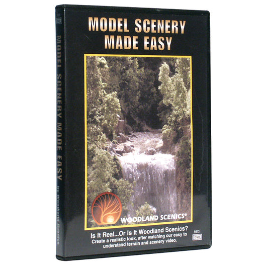 Woodland Scenics R973 Model Scenery Made Easy DVD Scenic Brush Foliage