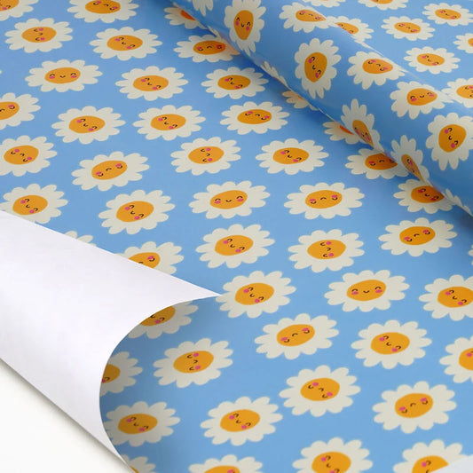 Legami Wrapping Paper 2m Roll - Daisy Flower