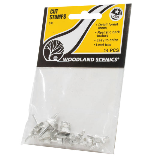 Woodland Scenics S31 Cut Stumps (x14)