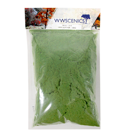 WWScenics WSG1013 1mm Static Grass Summer 100g