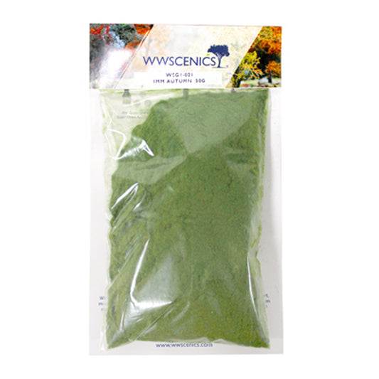 WWScenics WSG1021 1mm Static Grass Autumn 50g