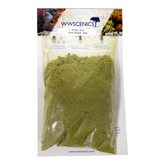 WWScenics WSG1048 1mm Static Grass Dead 50g