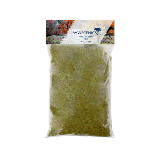 WWScenics Refill 500ml 2mm Winter 50g Model Rail Scenics G2-030
