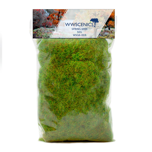 WWScenics Refill 500ml 6mm Spring 50g Model Rail Scenics G6-003