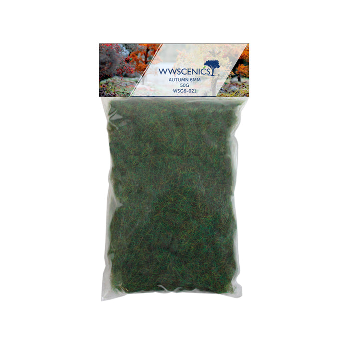 WWScenics Refill 500ml 6mm Autumn 50g Model Rail Scenics G6-021