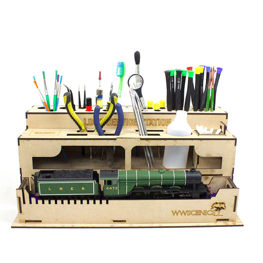 WWScenics Loco Service Station OO/HO Model Rail Scenics LC-017