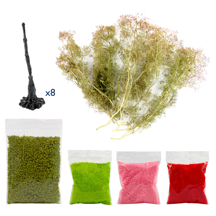 WWScenics Spring Realistic Tree Making Kit Model Rail Scenics LF-059