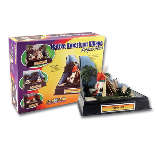 Scene-A-Rama Native American Village Project Pack WSP4280
