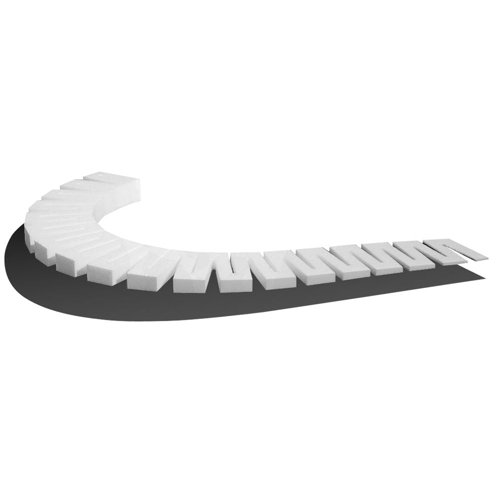 Woodland Scenics ST1412 2 percent x 2' Incline Starter ½" Elevation (x8/Set)