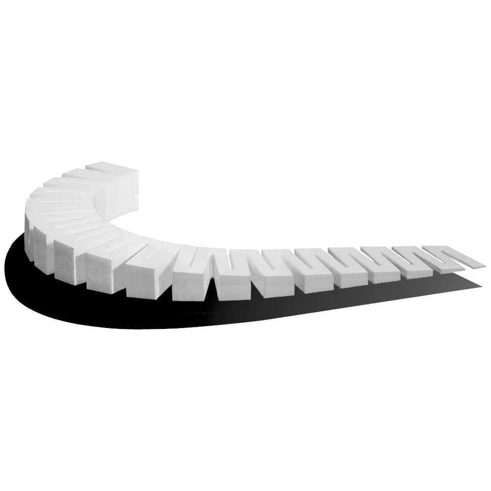 Woodland Scenics ST1415 3 percent x 2' Incline Starter ¾" Elevation (x6/Set)