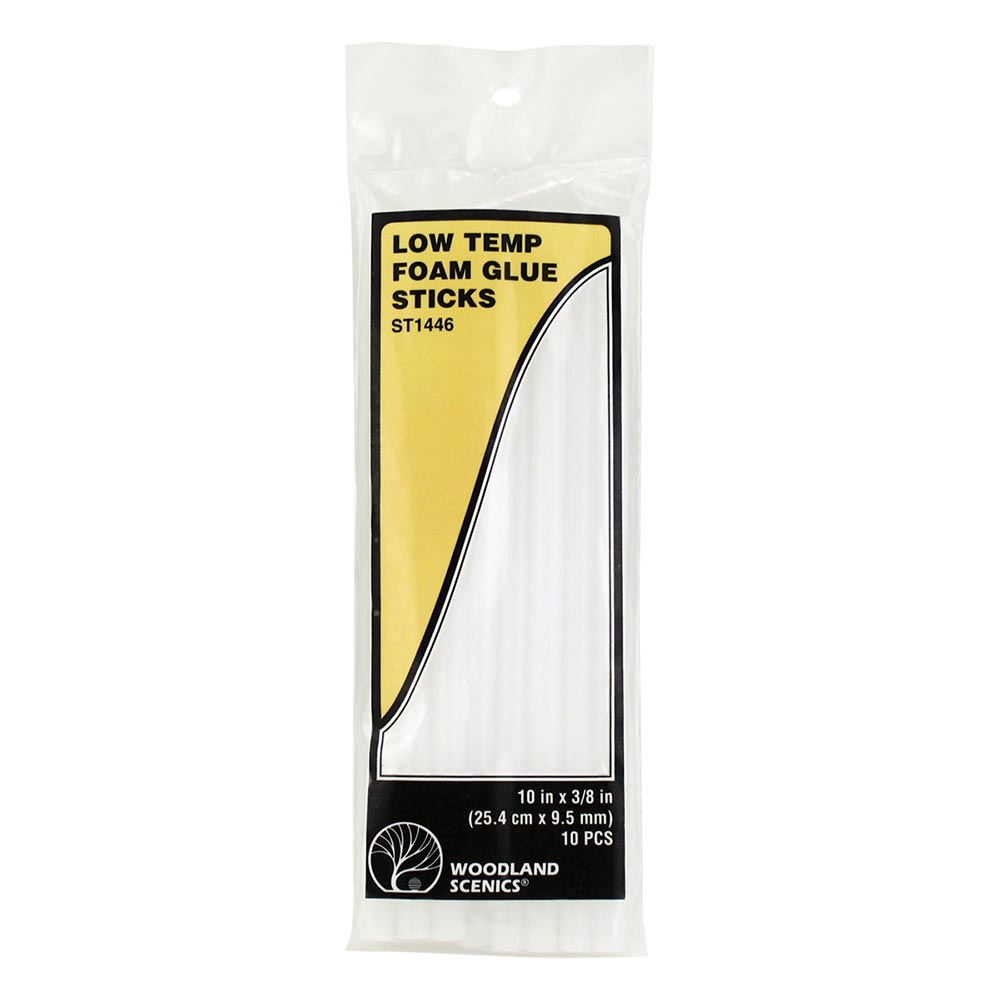 Woodland Scenics ST1446 Low Temp Foam Glue Sticks (x10) Railway Landscaping Scenics