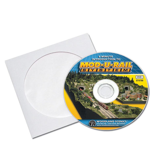 Woodland Scenics ST4799 Mod-U-Rail System DVD