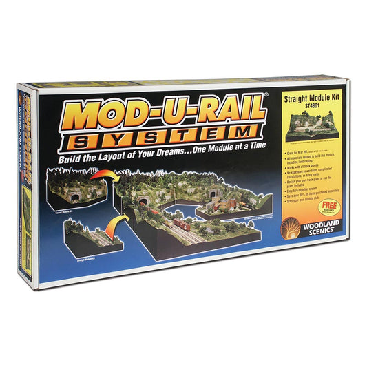 Woodland Scenics ST4801 Mod-U-Rail Straight Module