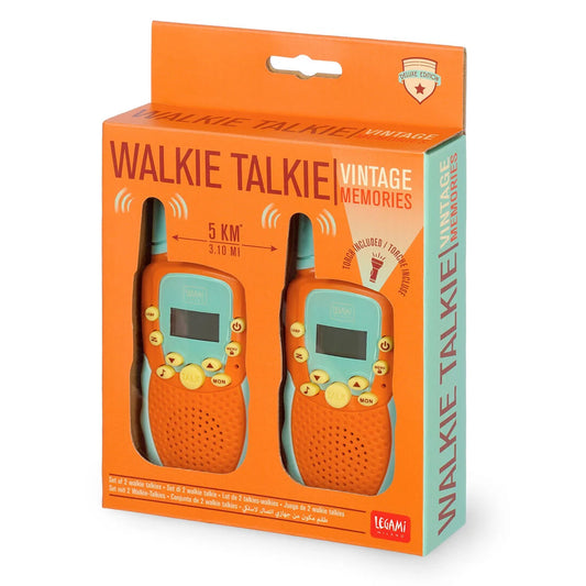 Legami Set of 2 Walkie Talkies - 5km Range w/Torch