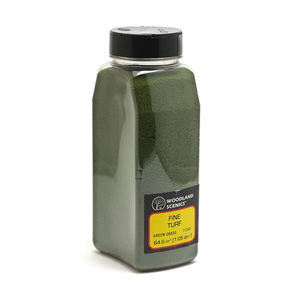 Woodland Scenics T1345 Green Grass Fine Turf