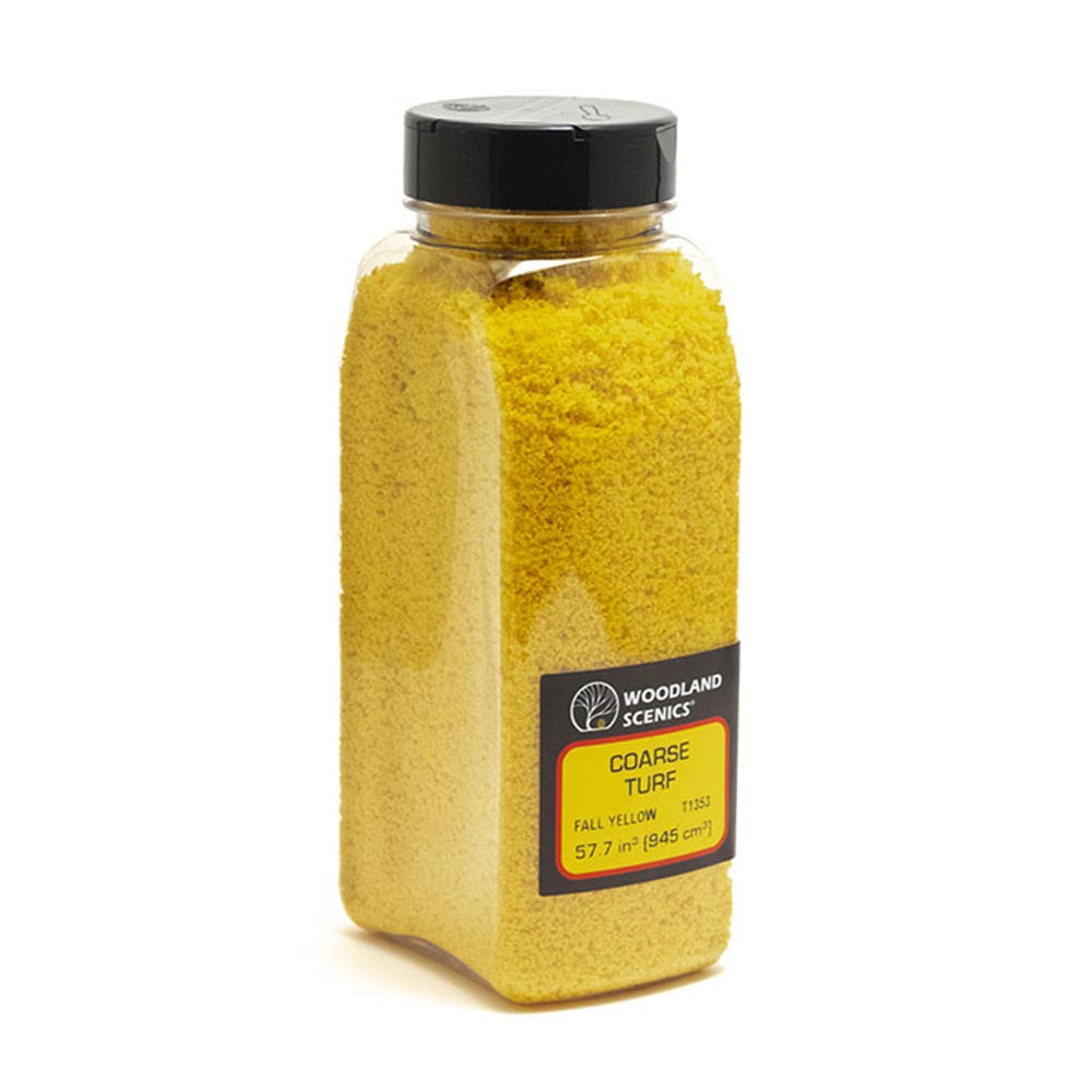 Woodland Scenics T1353 Fall Yellow Coarse Turf