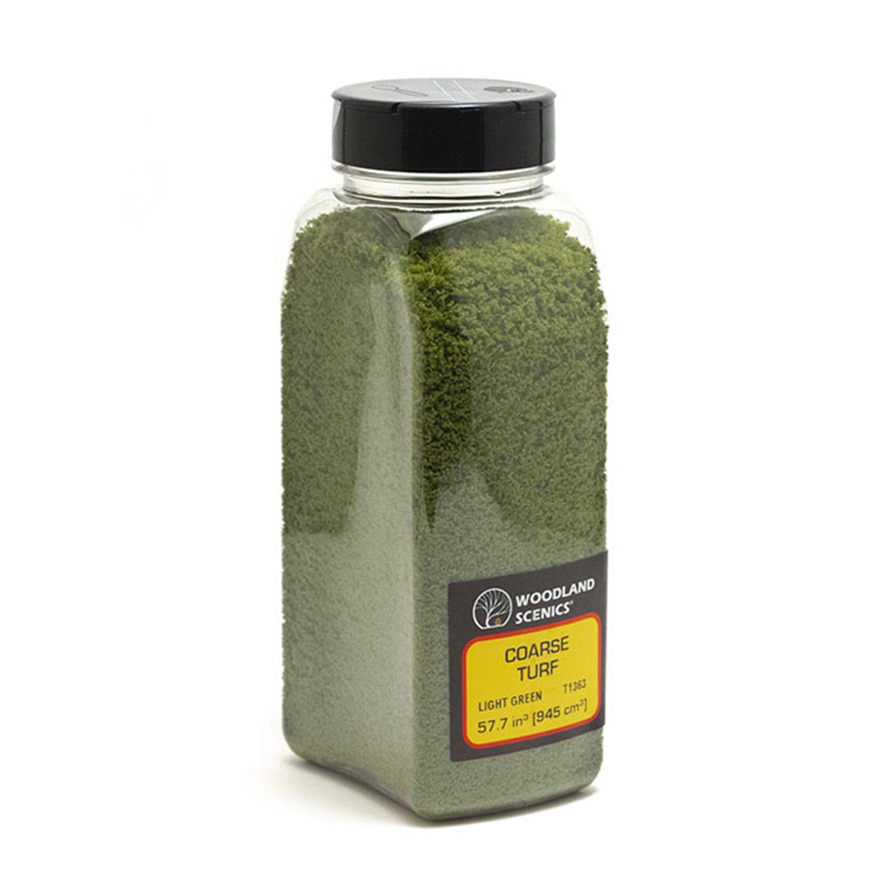 Woodland Scenics T1363 Light Green Coarse Turf