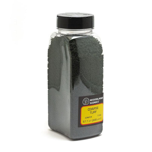 Woodland Scenics T1366 Conifer Green Coarse Turf