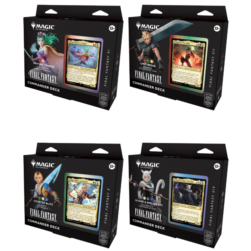 Magic: The Gathering - Final Fantasy Commander Decks - Sealed Case