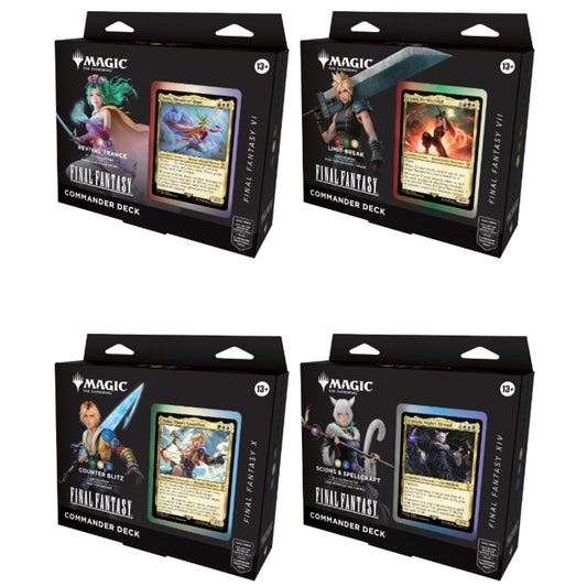 Magic: The Gathering - Final Fantasy Commander Decks - Sealed Case
