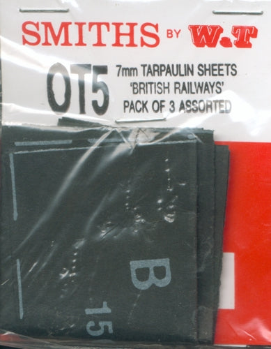 W&T / Smiths OT5 BR 1947 To Present Tarpaulins O Gauge