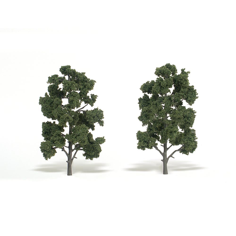 Woodland Scenics TR1519 8"-9" Ready Made Medium Green (2/Pk)
