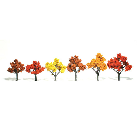 Woodland Scenics TR1541 3"-5" Ready Made Fall Mix (6/Pk)