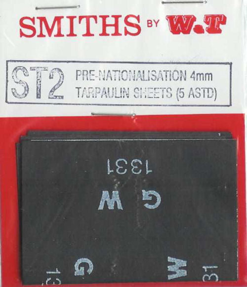 W&T / Smiths ST2 GW+C50/LMS/LNER/SR Tarpaulins