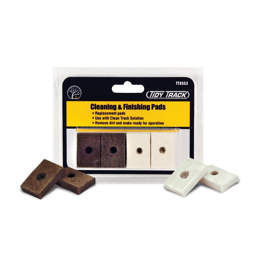 Woodland Scenics TT4553 Cleaning and Finishing Pads Tidy Track