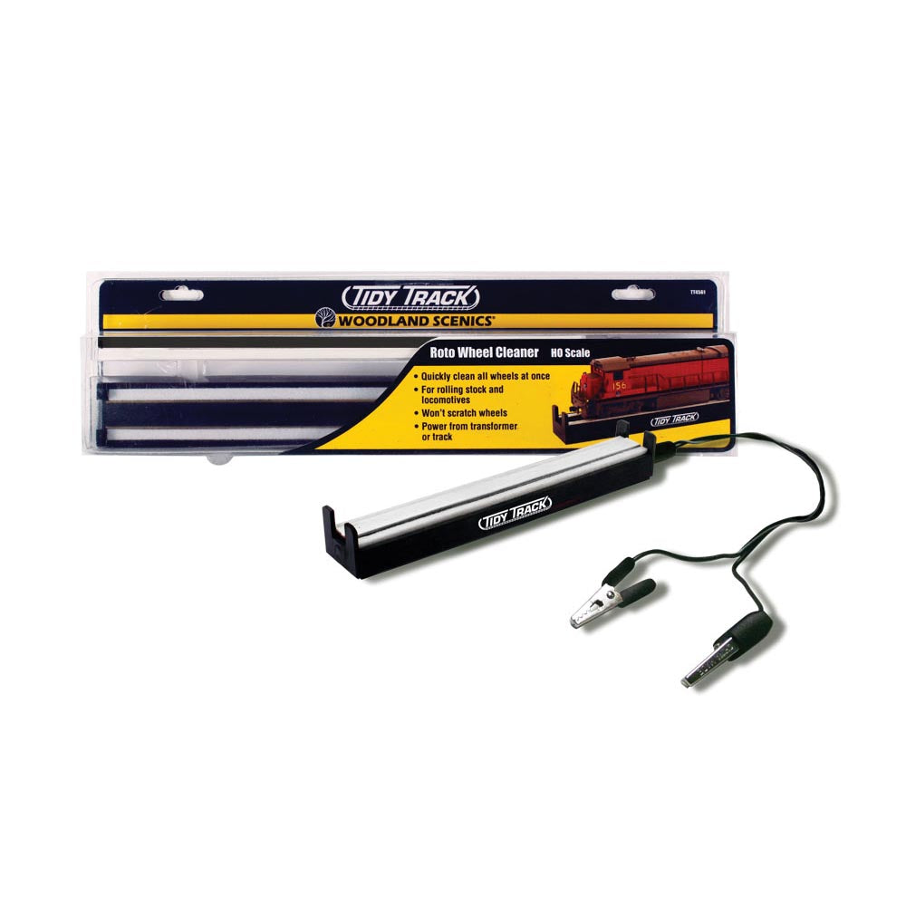 Woodland Scenics TT4561 HO Roto Wheel Cleaner™ HO Gauge Tidy Track