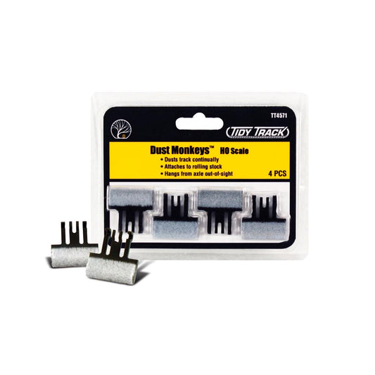 Woodland Scenics TT4571 HO Dust Monkeys® HO Gauge Tidy Track