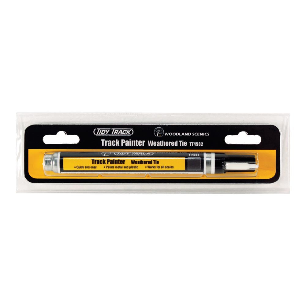 Woodland Scenics TT4582 Track Painter - Weathered Tie Tidy Track