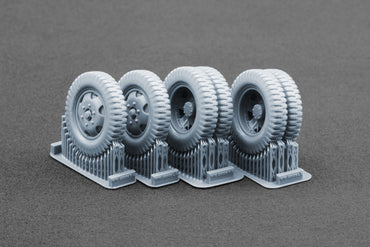ScaleX Blitz Early Type Disc V1 Ordinary Wheel Set For 1:35 Model Kits