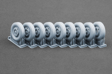 ScaleX Sd.Kfz. 234 Puma v3 Weighted Wheel Set For 1:35 Model Kits