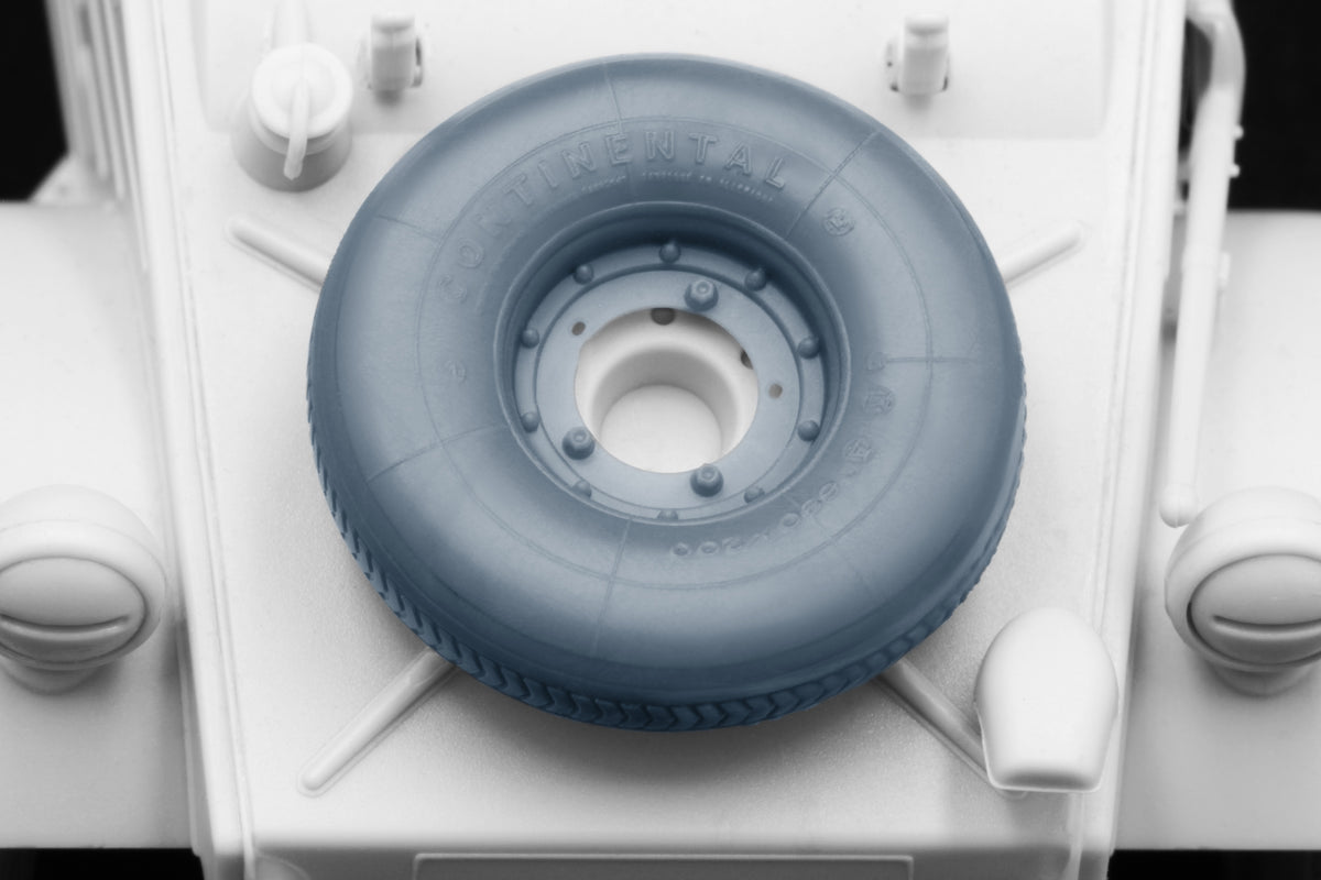 ScaleX Kubelwagen type 82 Balon 1 Weighted Wheel Set 1:35 Model Kits WW-35022W