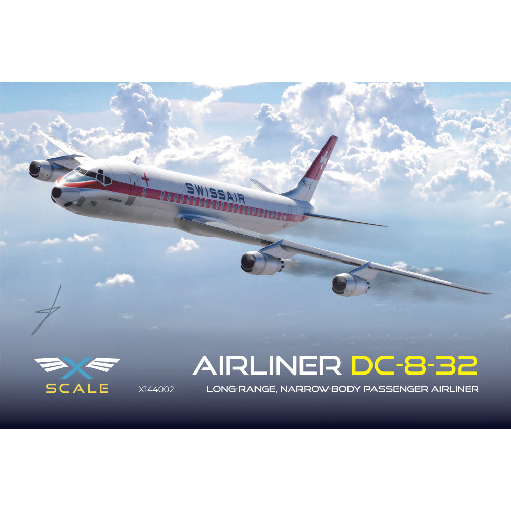X-Scale 144002 Swiss Air DC-8-32 1:144 Model Kit