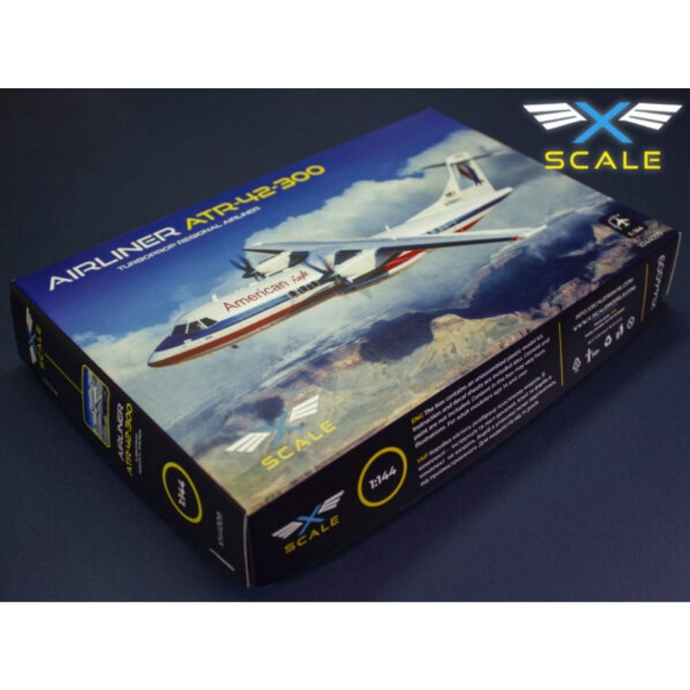 X-Scale ATR-42-300 American Eagle Passanger Airliner 1:144 Model Kit X144DC8
