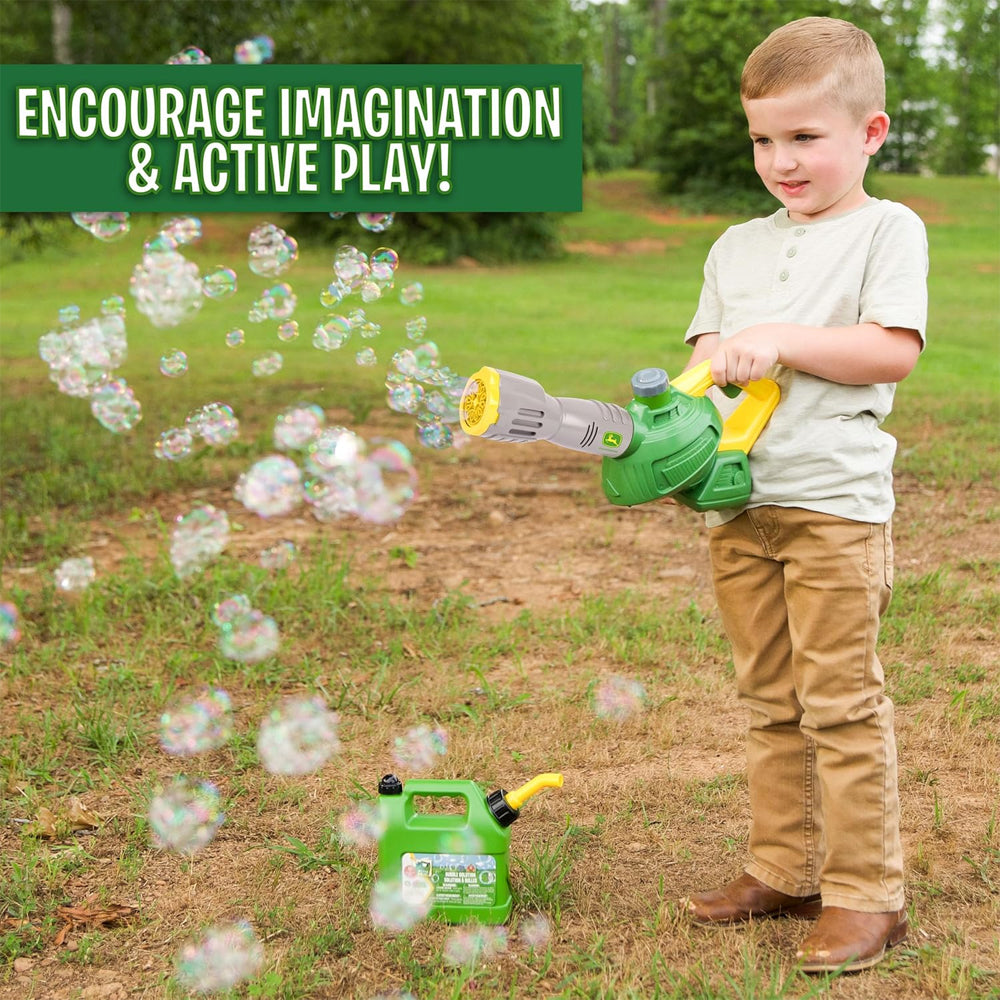 John Deere Bubble Leaf Blower & Refill Can