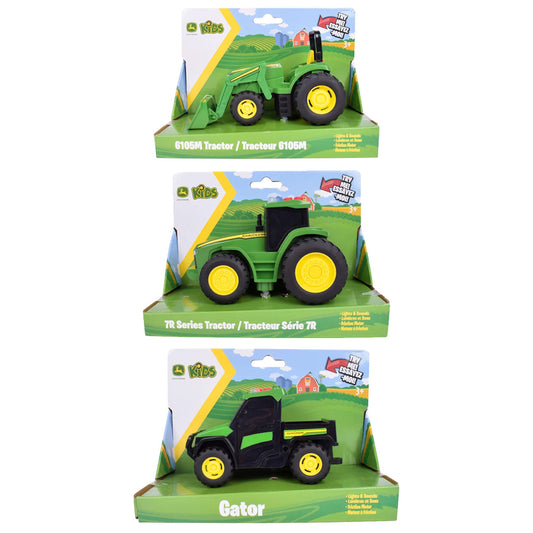 John Deere Kids Farm Vehicles w/Sound & Lights - Assorted TOMY